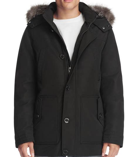 michael kors shearling jacket mens|Michael Kors jackets for men.